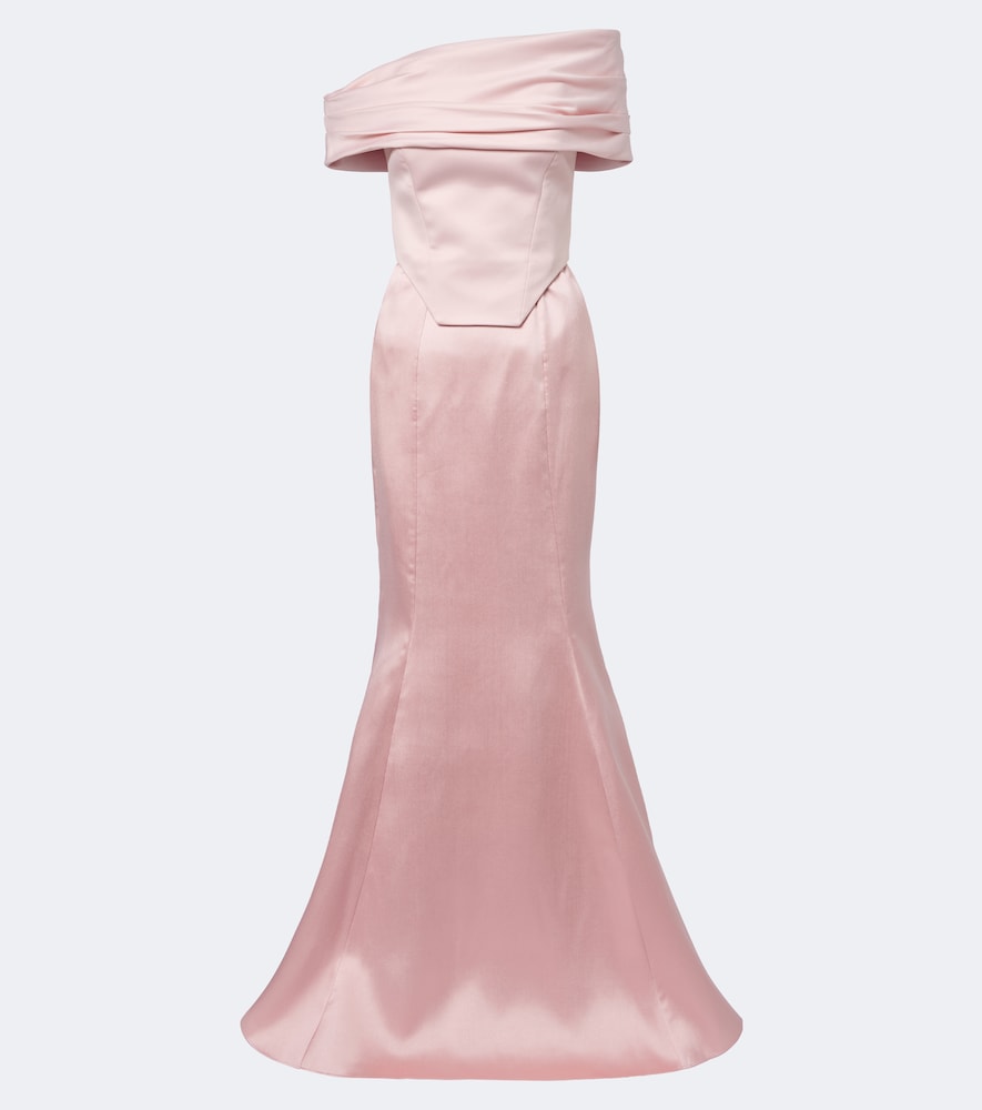 Abito lungo off-shoulder Alta