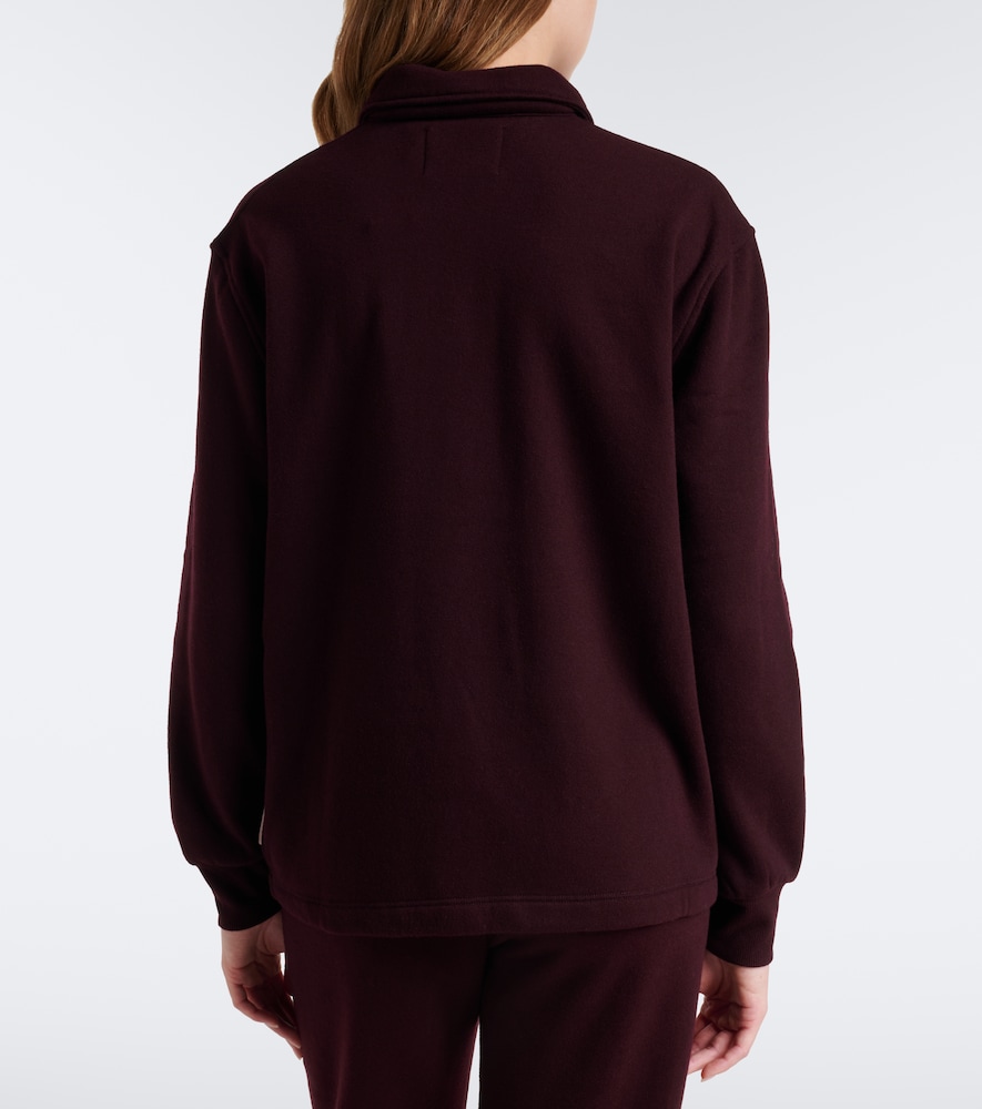 Vintage Fleece Polo Sweatshirt