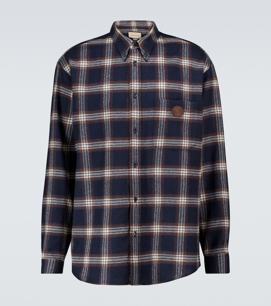 gucci flannel jacket