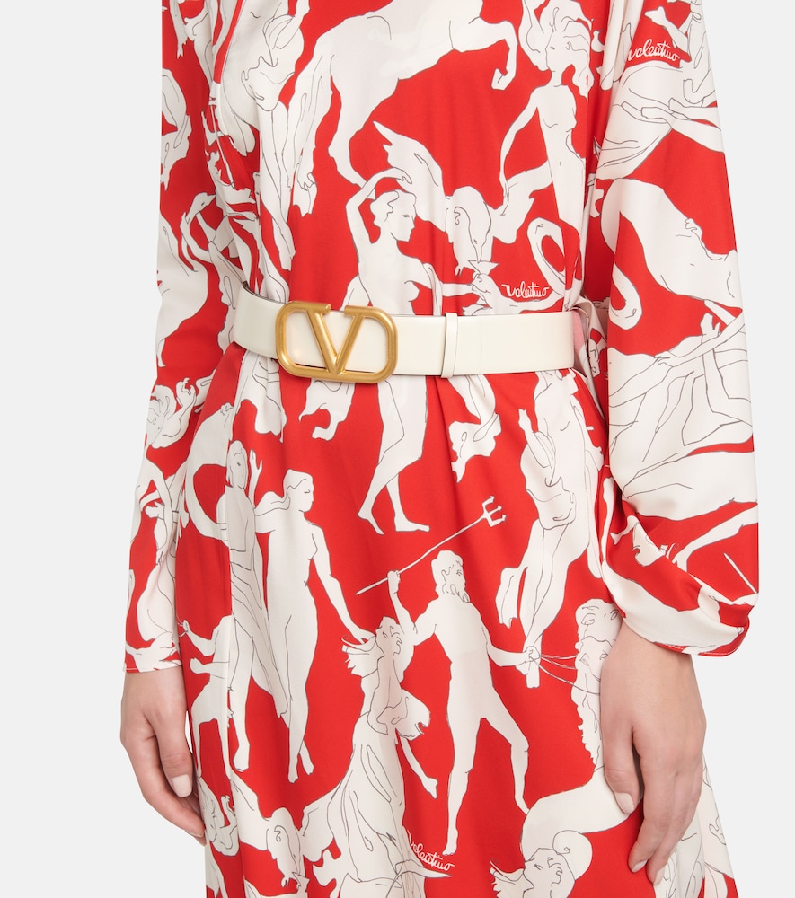  Valentino Garavani Valentino Garavani Wendbarer Gürtel Vlogo Signature Aus Leder 