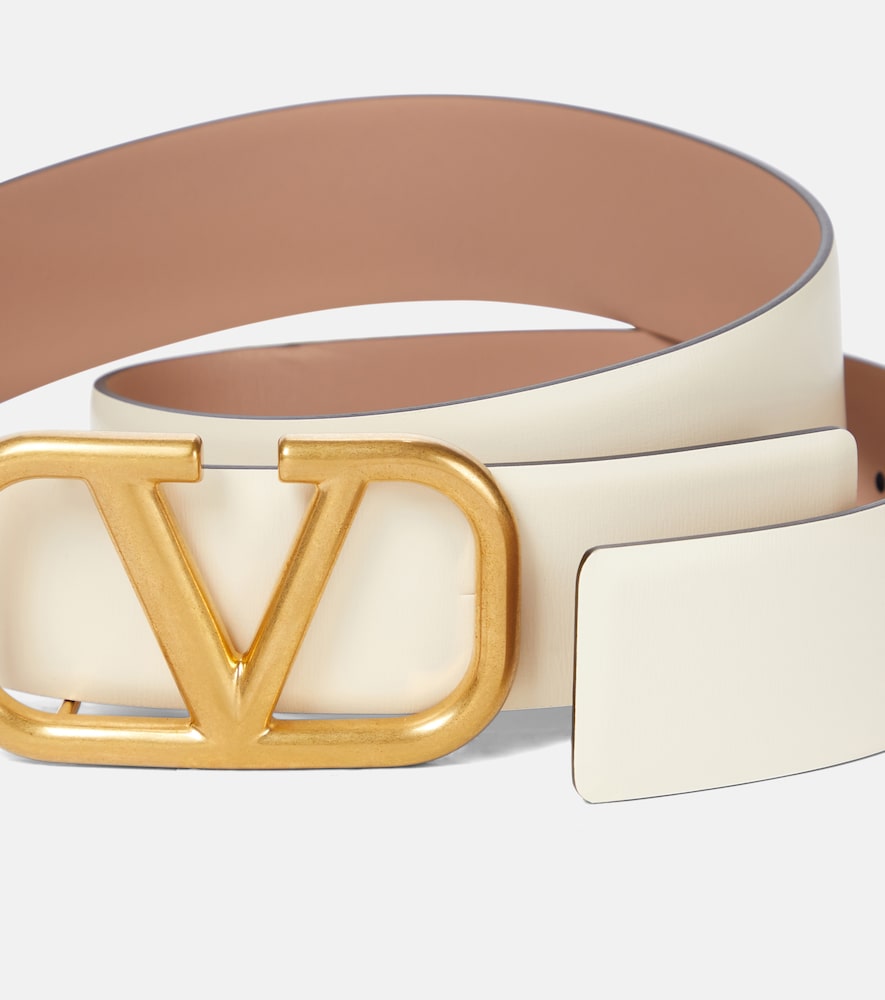  Valentino Garavani Valentino Garavani Wendbarer Gürtel Vlogo Signature Aus Leder 