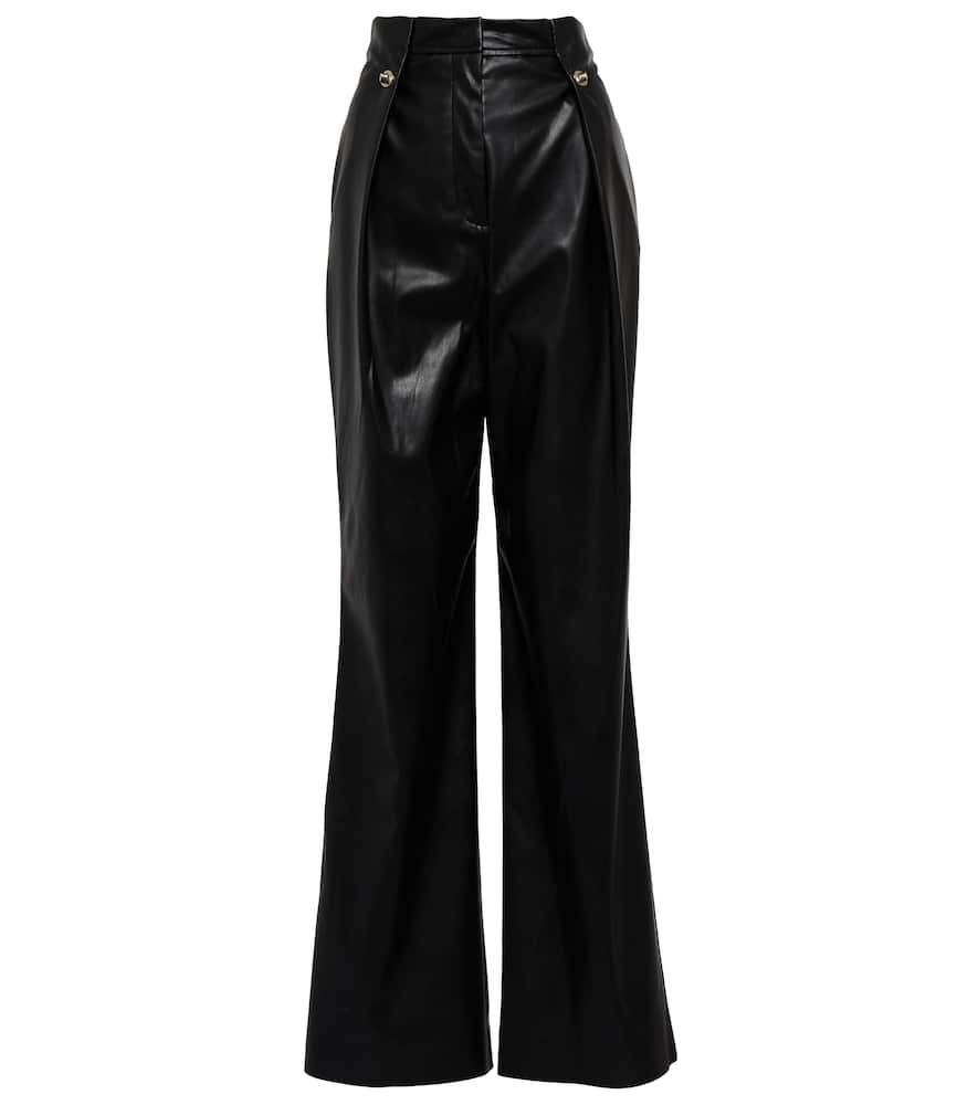Simkhai Tara high-rise faux leather pants