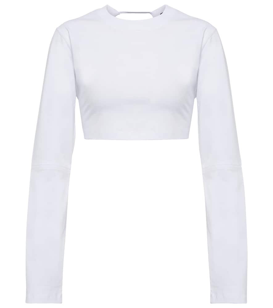 Jacquemus Le Tshirt Piccola crop top