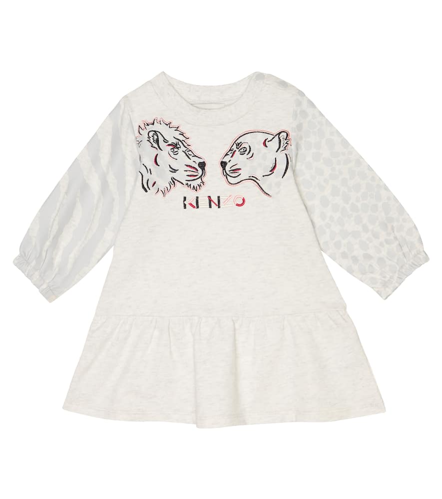Kenzo Kids Baby logo-embroidered dress