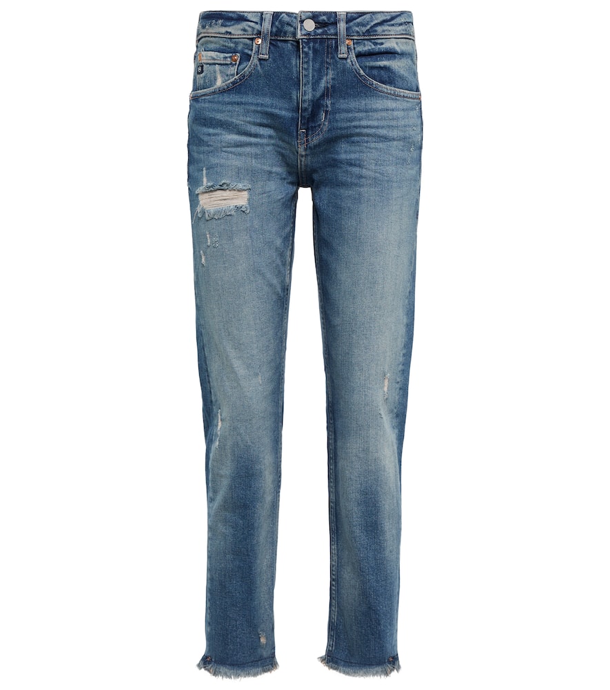 AG Jeans Ex Boyfriend mid-rise cropped jeans