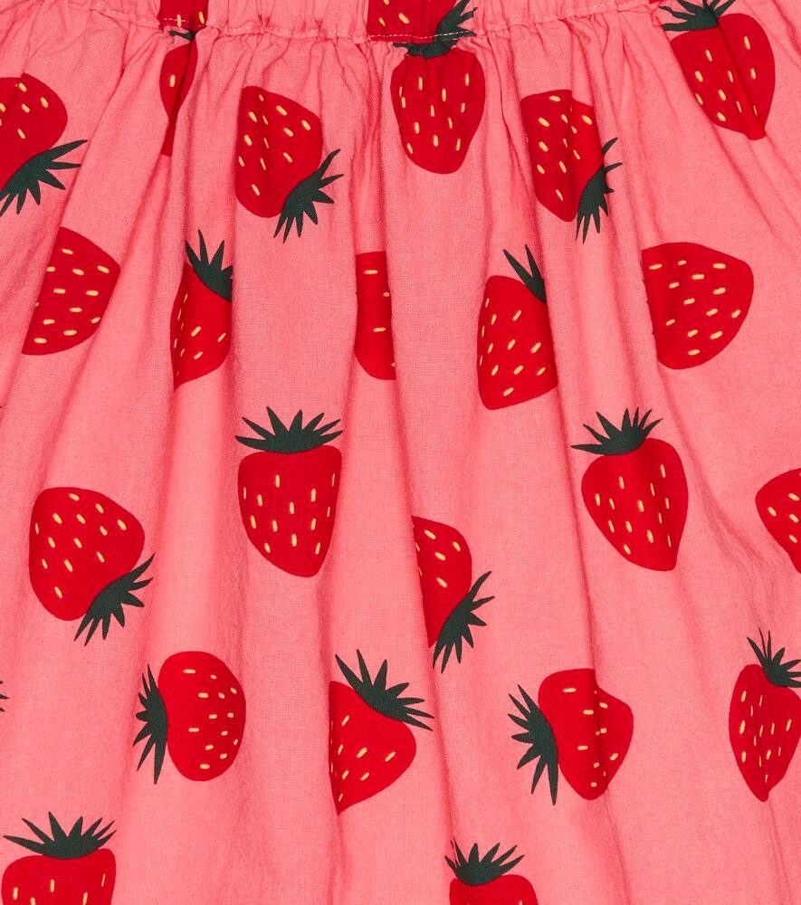 Jellymallow Fraise Cotton Skirt In Pink