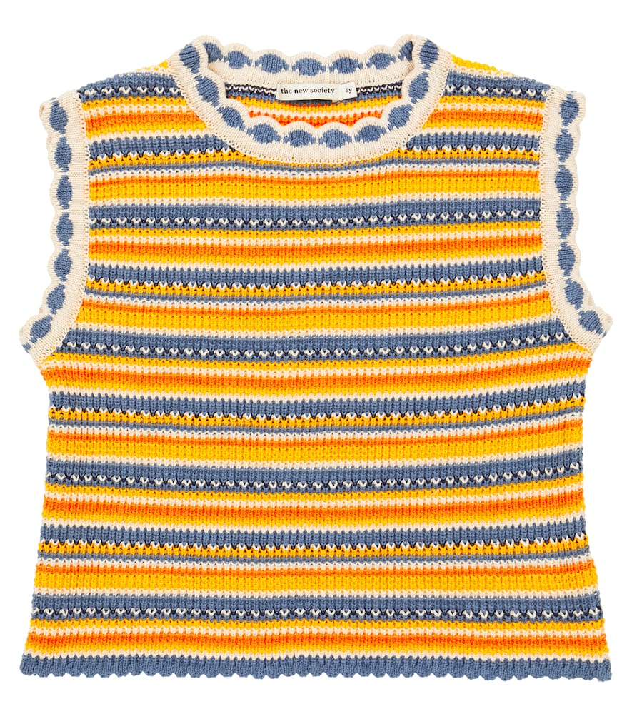 The New Society Marco striped cotton sweater