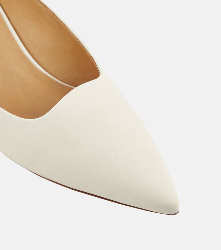 Gabriela Hearst Jean Leather Mules In White
