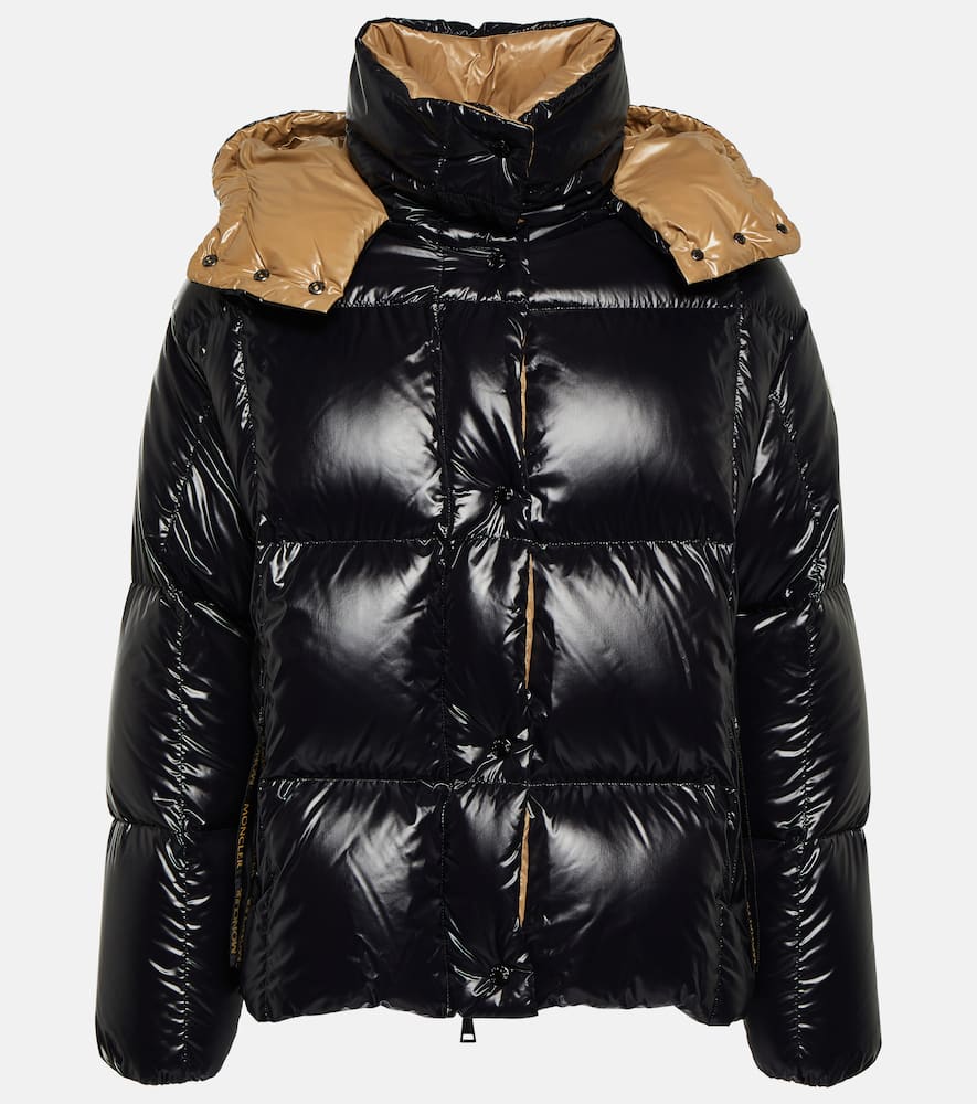 Moncler Karakorum Convertible Hooded Quilted Glossed-ripstop Down Jacket In Black
