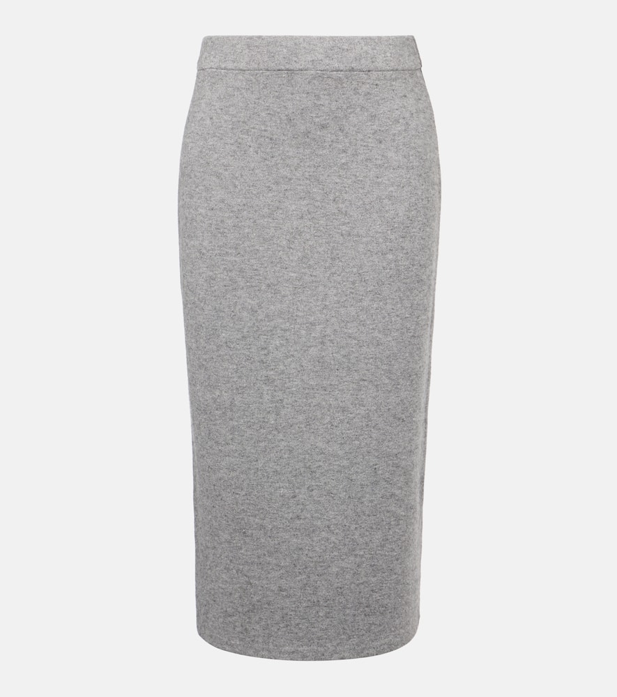 Jersey midi skirt