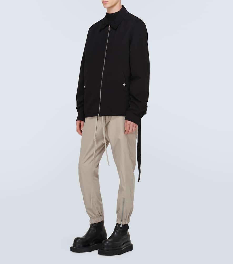 Rick Owens Drkshdw Cotton Blouson Jacket In Black