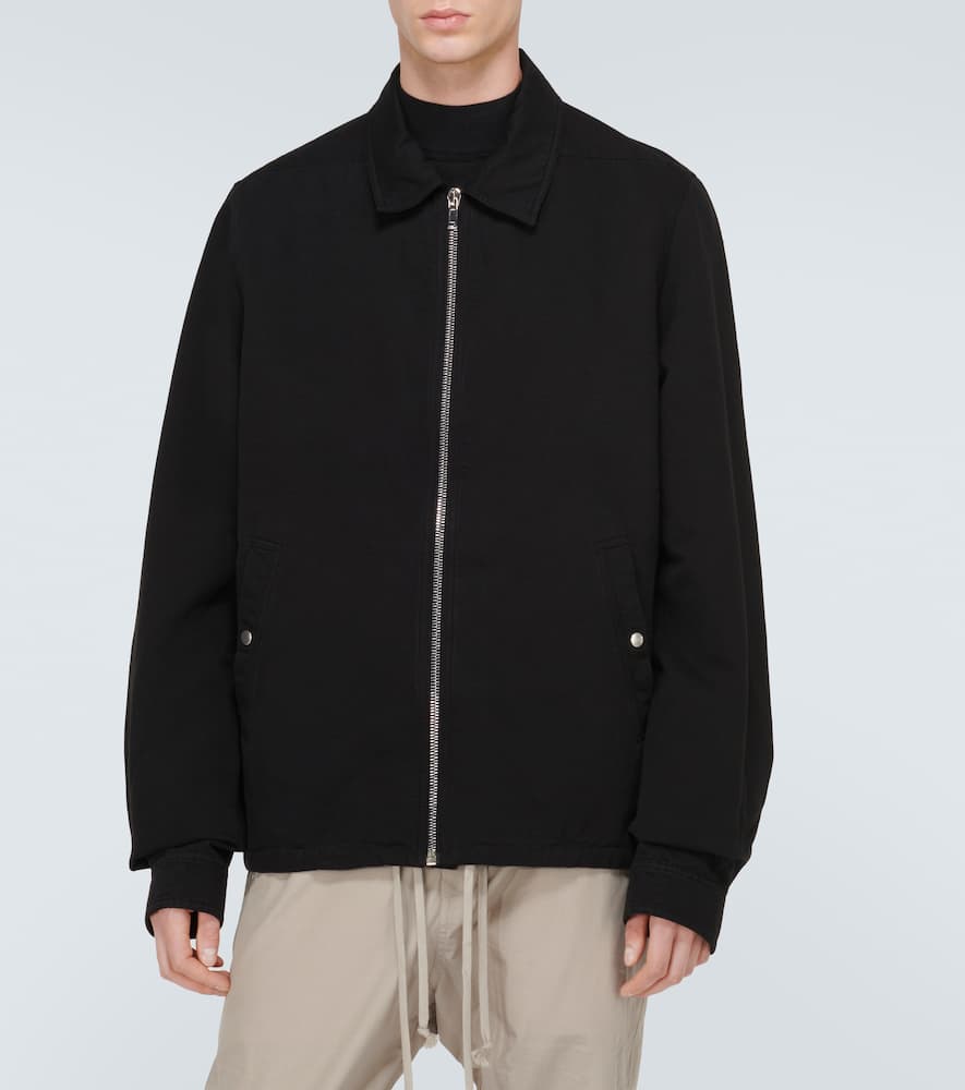 Rick Owens Drkshdw Cotton Blouson Jacket In Black