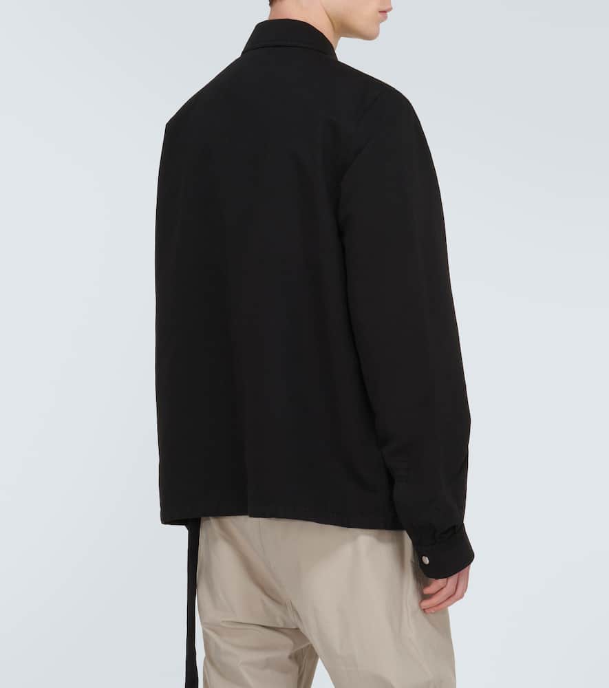 Rick Owens Drkshdw Cotton Blouson Jacket In Black
