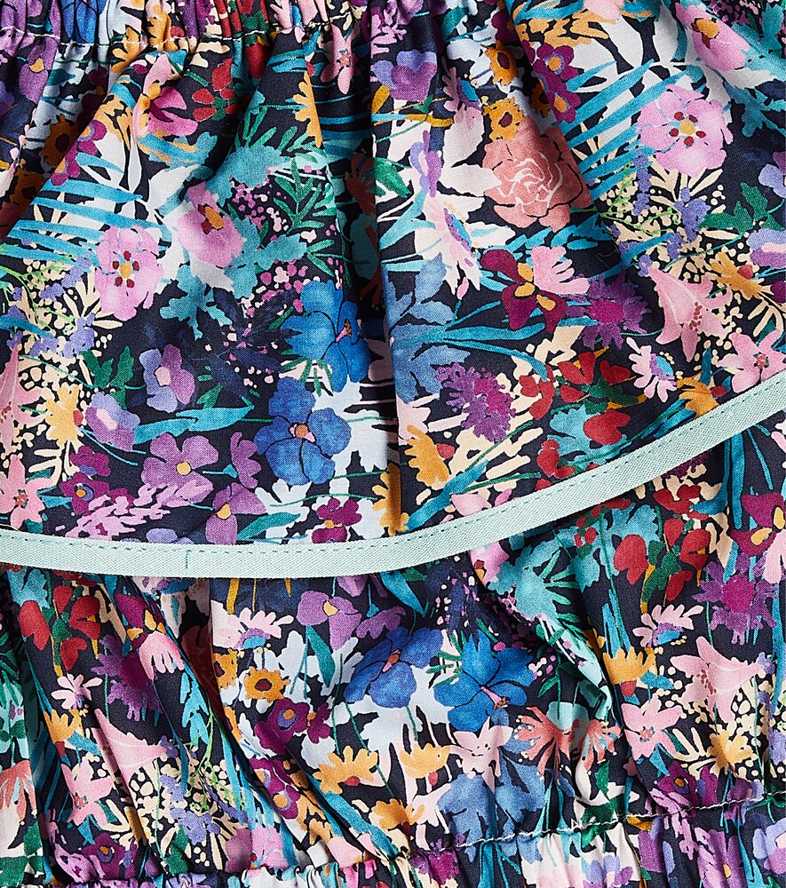  Paade Mode Paade Mode Ruffled Floral Cotton Crop Top 