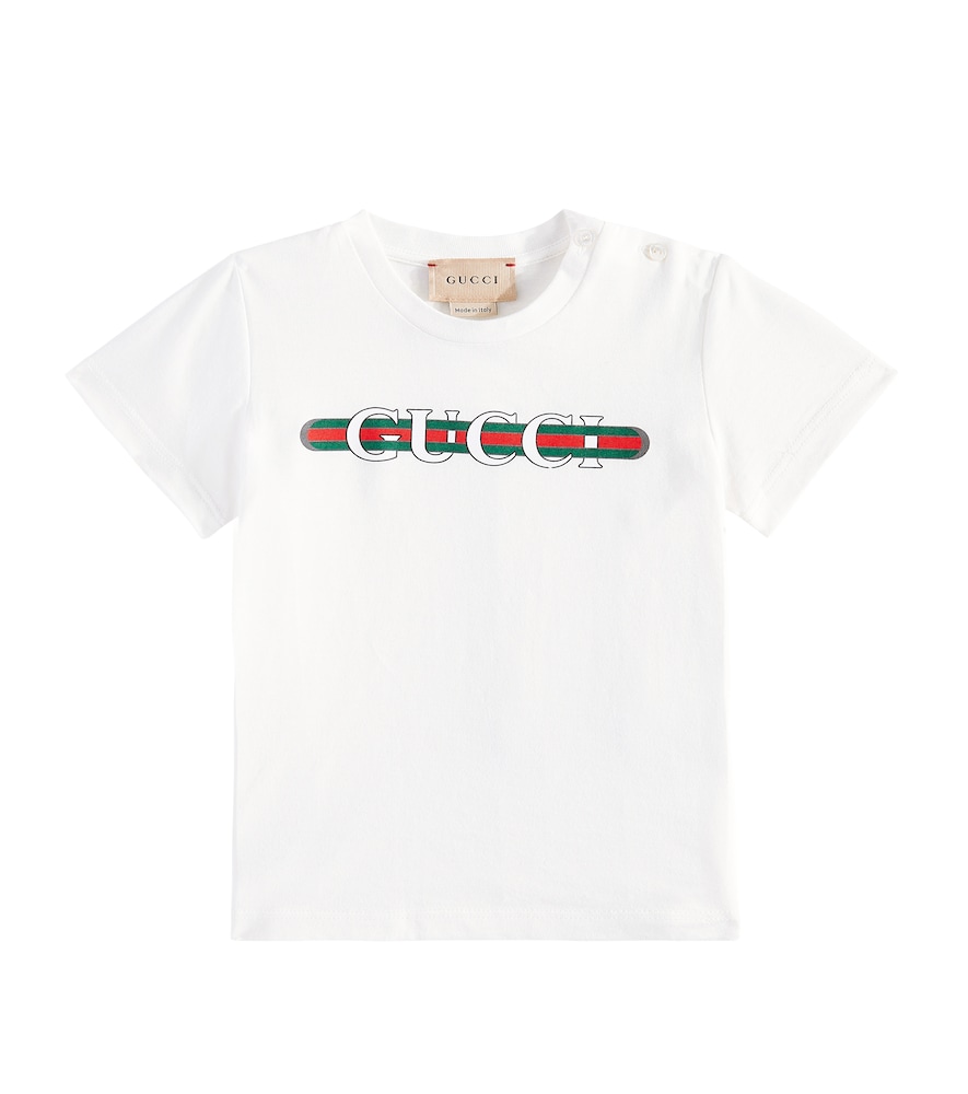 Gucci Kids Baby logo cotton jersey T-shirt