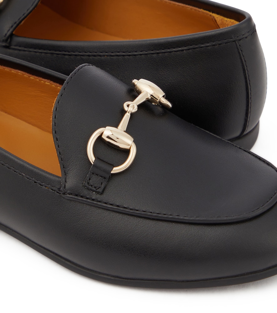  Gucci Kids Gucci Kids Horsebit Leather Loafers 