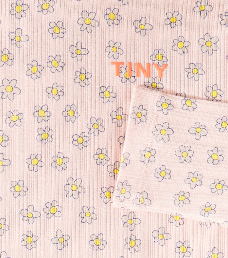  Tinycottons Tinycottons Daisies Floral Mock Neck Cotton Top 