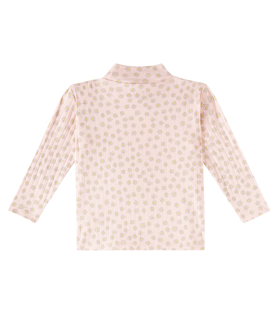  Tinycottons Tinycottons Daisies Floral Mock Neck Cotton Top 