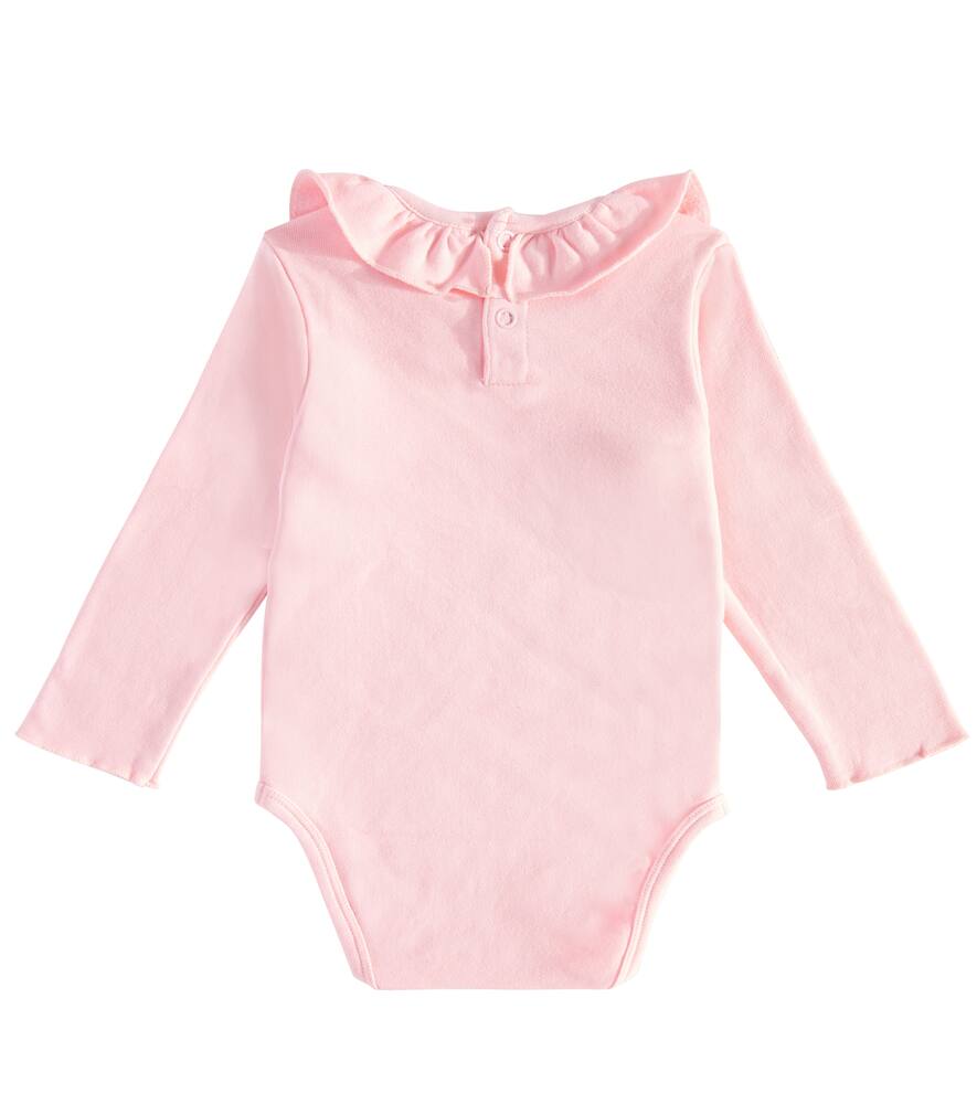 Bobo Choses Baby Beneath The Moon Cotton-blend Bodysuit In Pink