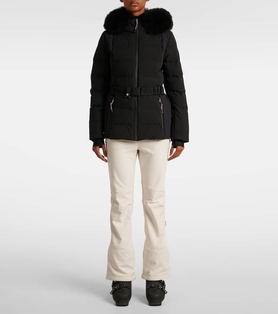 YVES SALOMON LOGO SKI PANTS