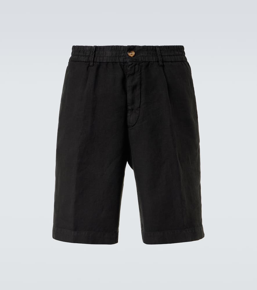 Linen Bermuda shorts
