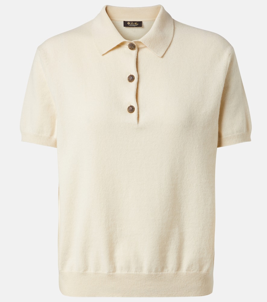Cashmere polo shirt