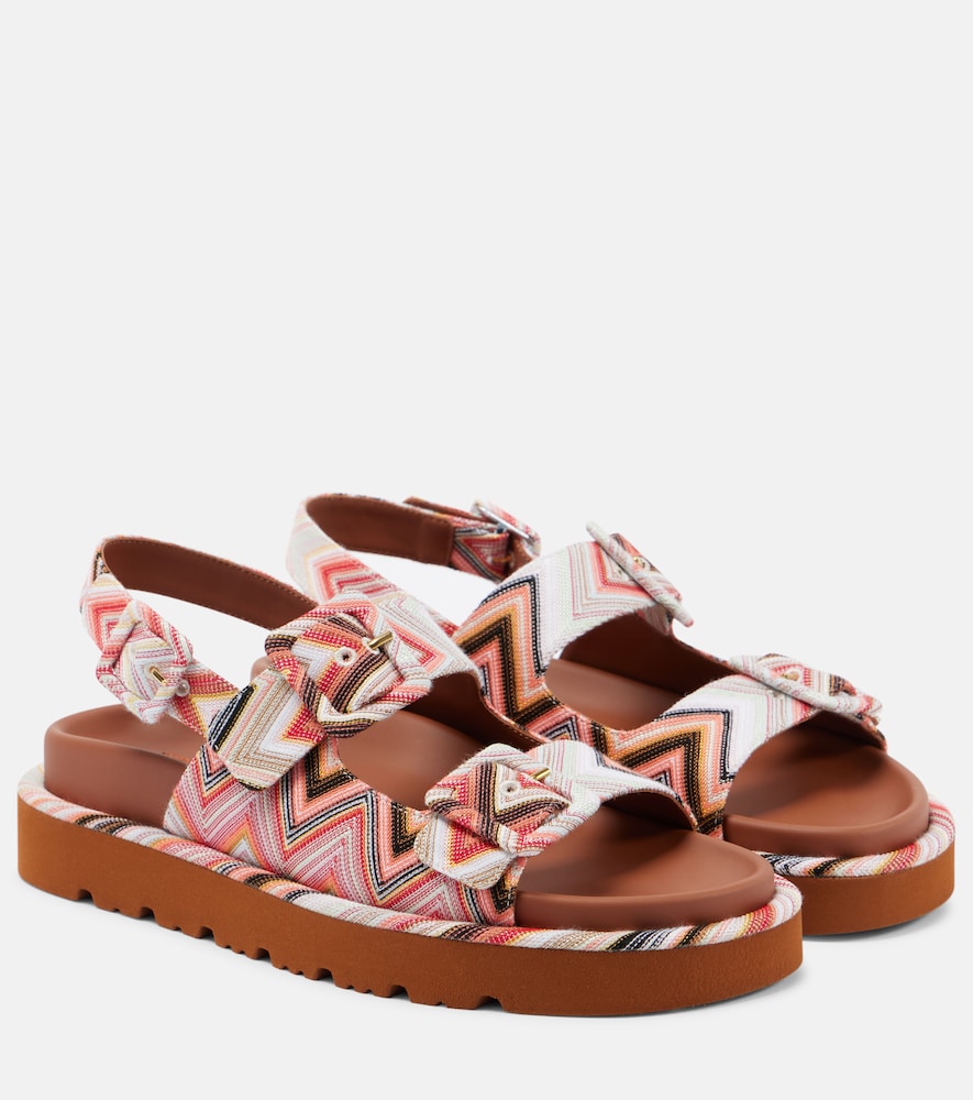 Missoni Sandales Mia en raschel 486 €