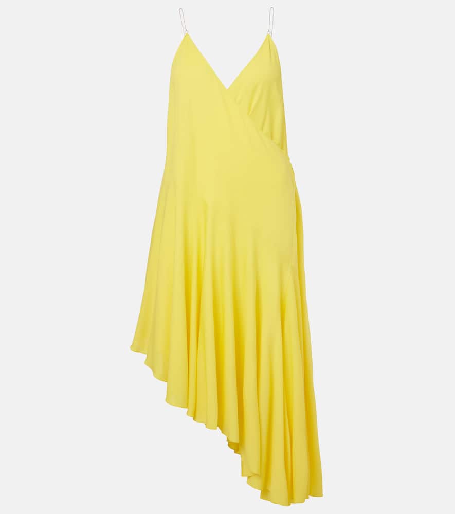 Alaïa Asymmetrical Jersey Undershirt In Yellow