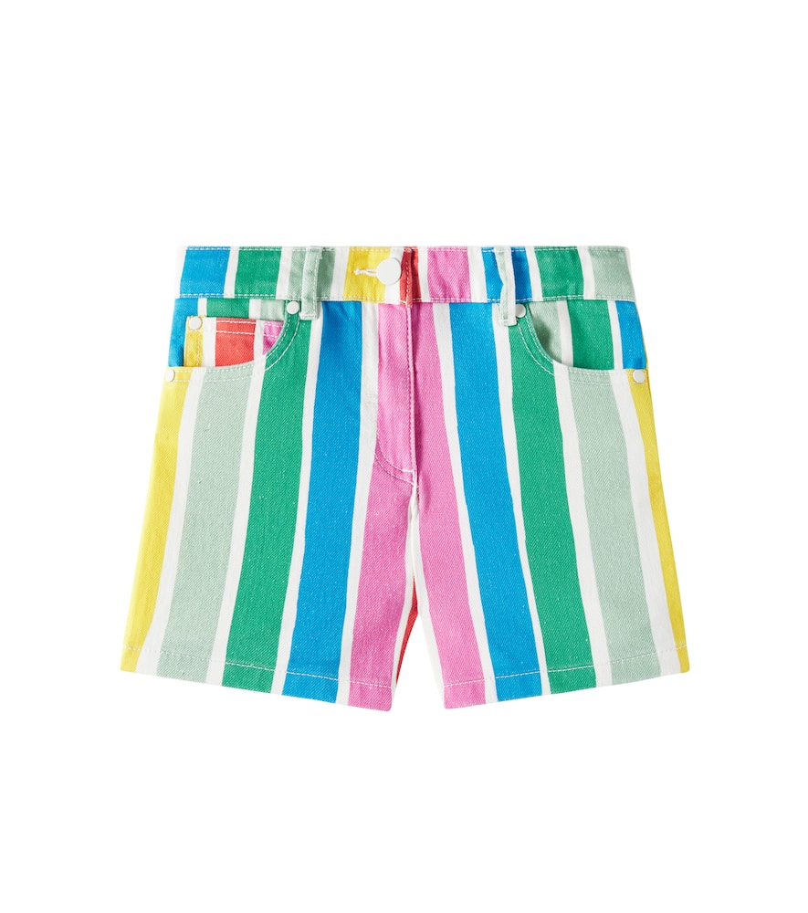 Stella Mccartney Shorts Aus Baumwolle In Multicolor