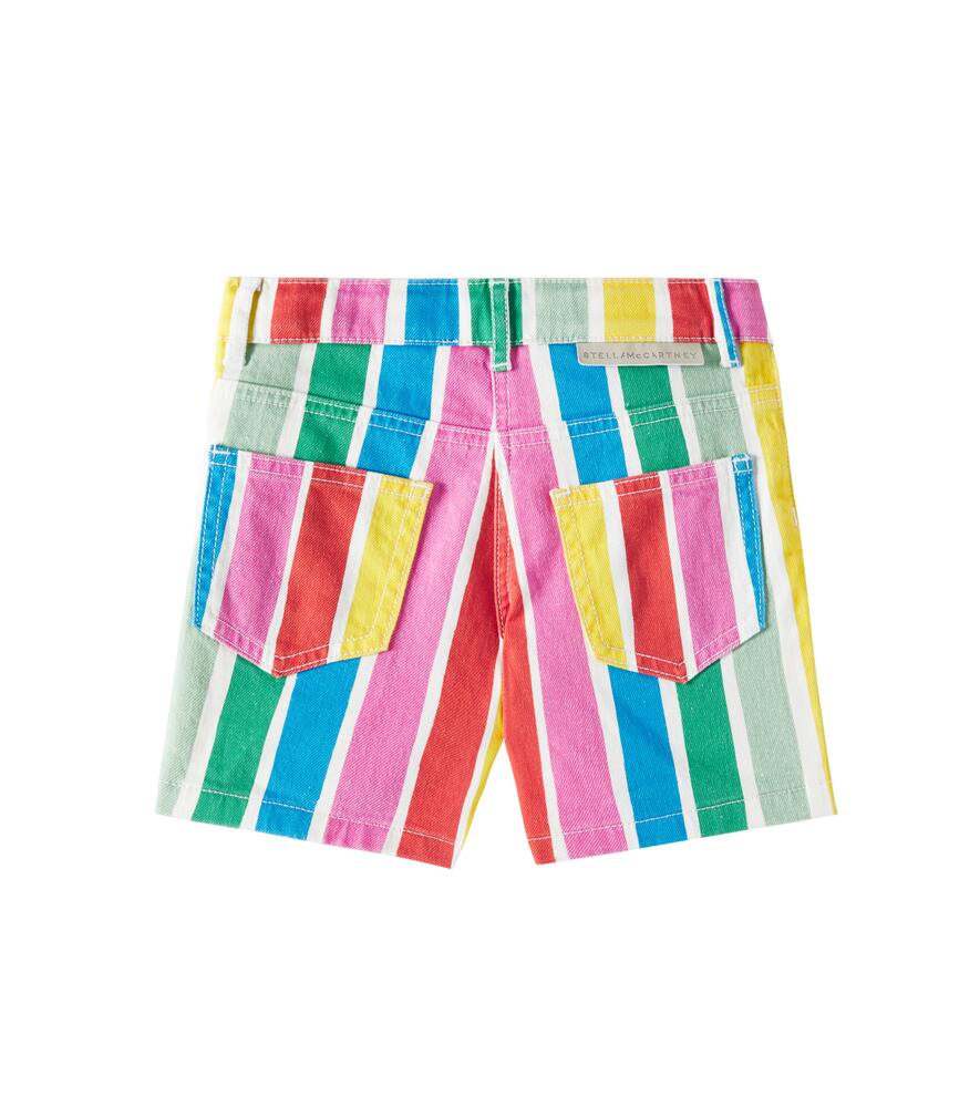 Stella Mccartney Shorts Aus Baumwolle In Multicolor