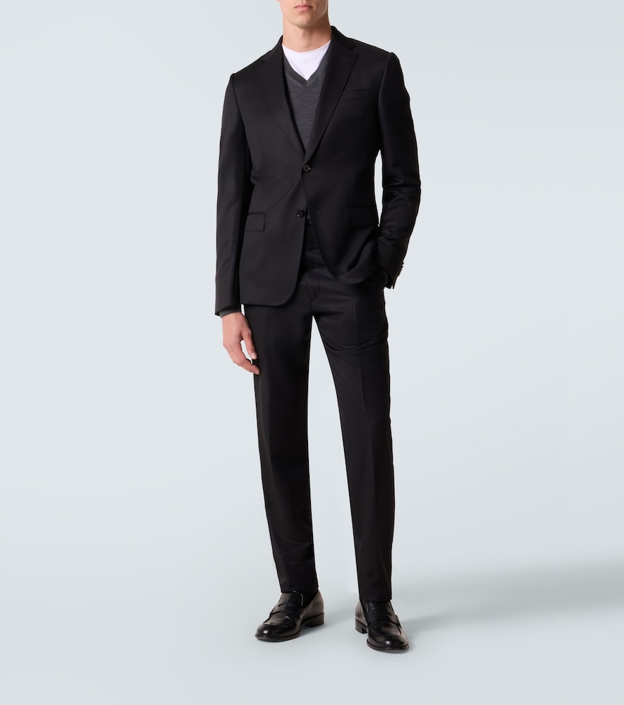  Zegna Zegna Wool And Mohair Suit 