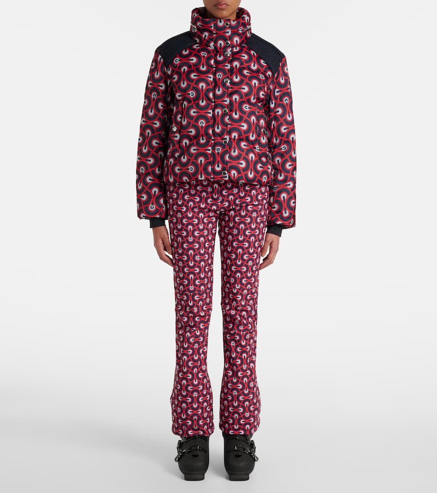 Fusalp Tatum Printed Quilted Ski Jacket In Multi