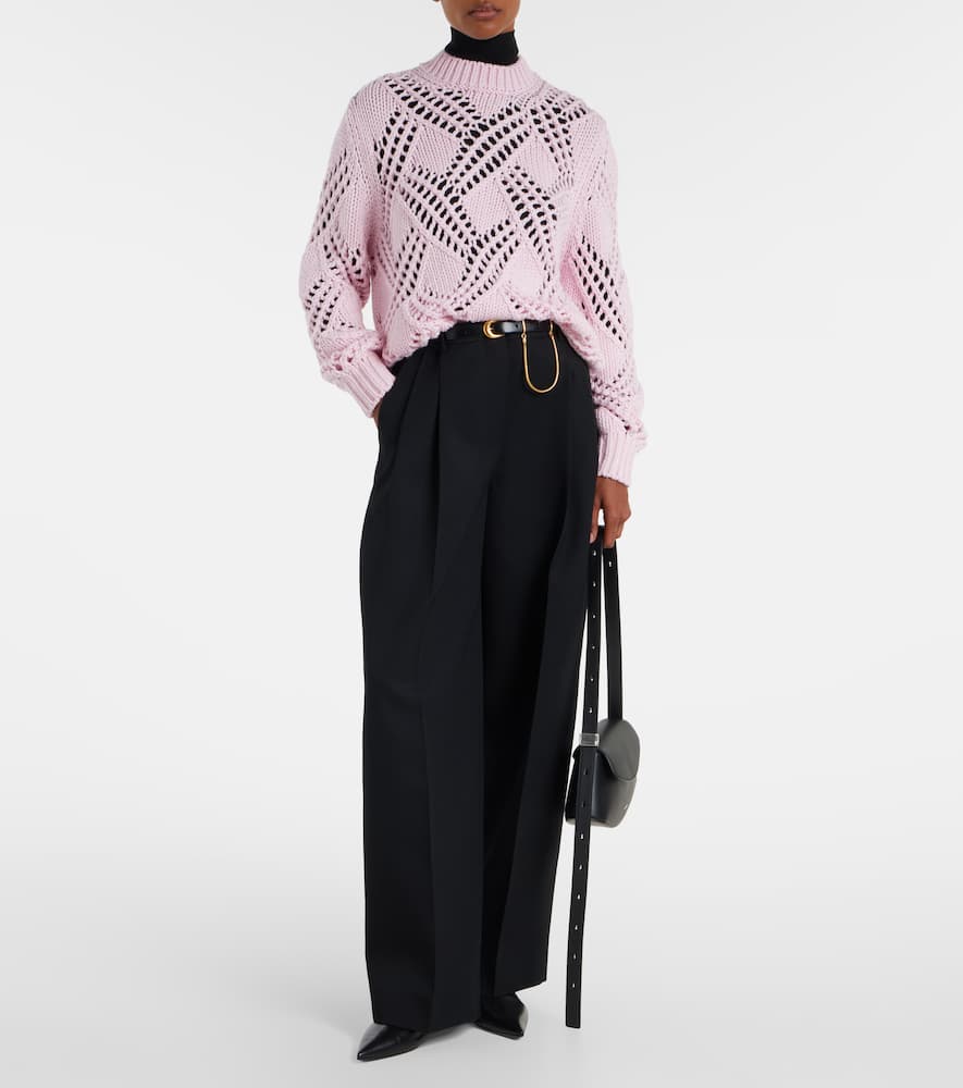 Jil Sander Eldorado Small Leather Crossbody Bag In Black
