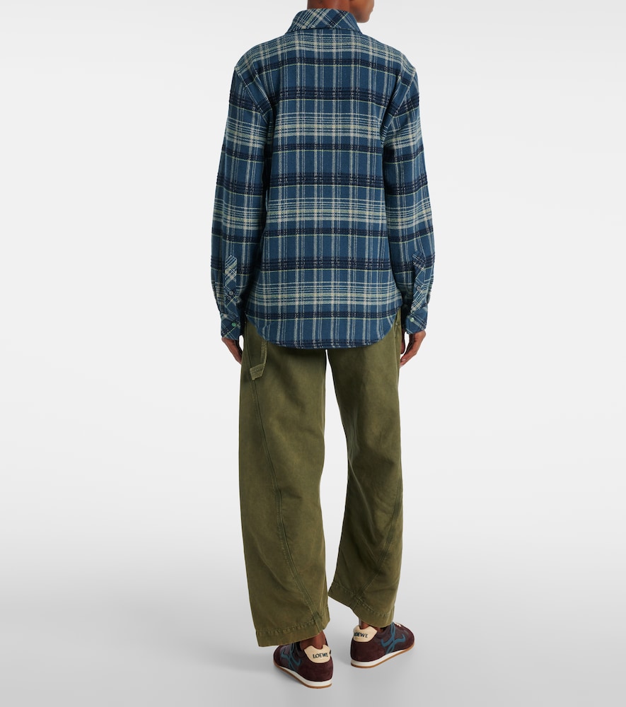 Checked Cashmere Shirt