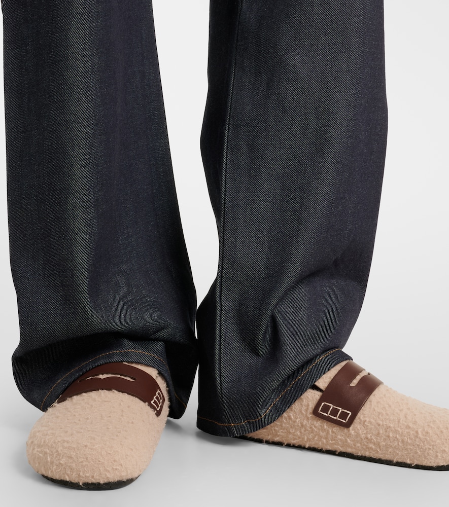 JW Anderson Felt mules