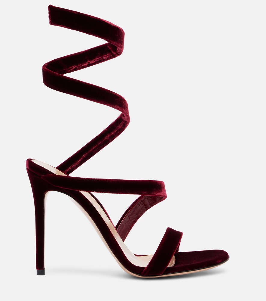  Gianvito Rossi Gianvito Rossi Sandalen Opera 105 Aus Samt 