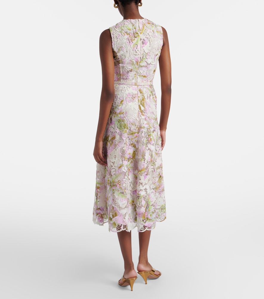  Monique Lhuillier Monique Lhuillier Midikleid Aus Guipure-spitze 