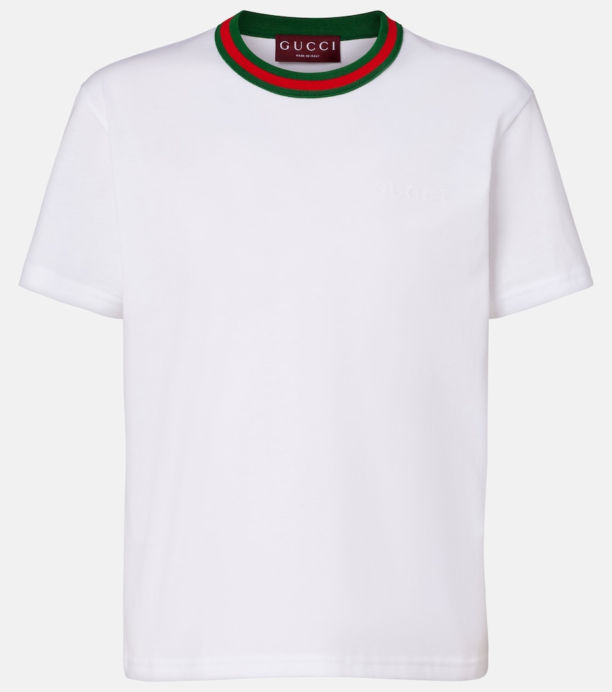 Gucci Webstripe cotton jersey T-shirt