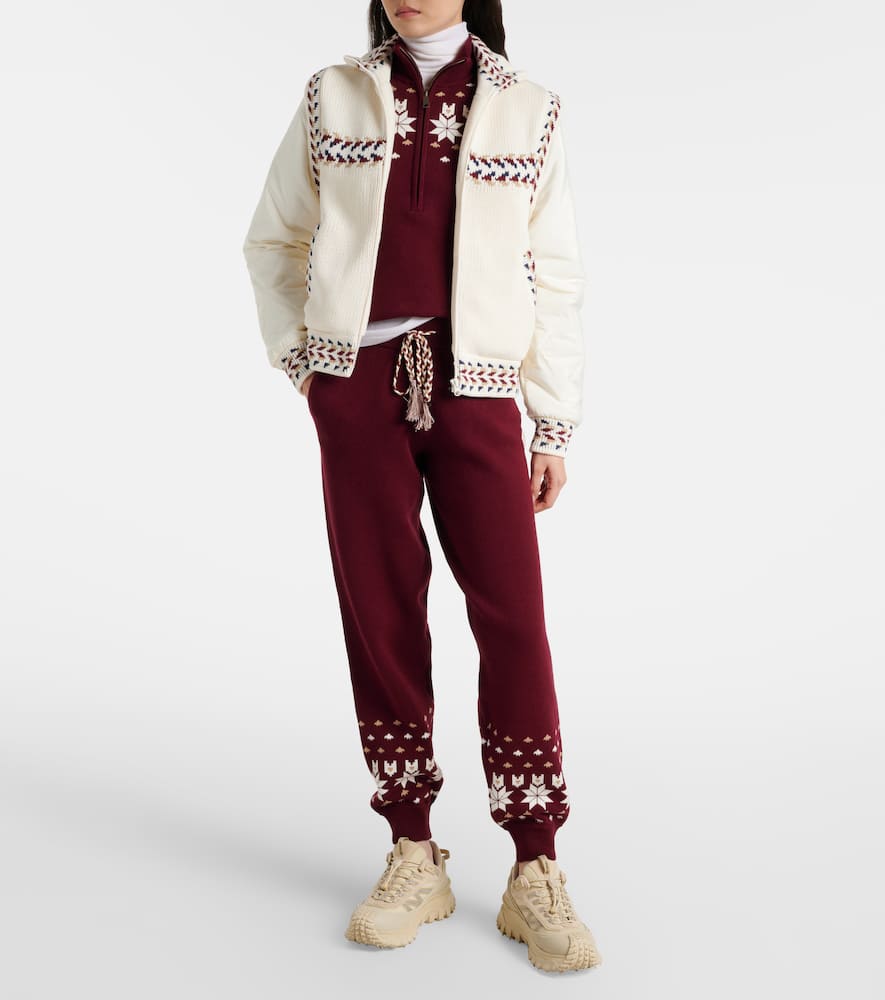 The Upside Dhemi Knitted Cotton Jacket In White