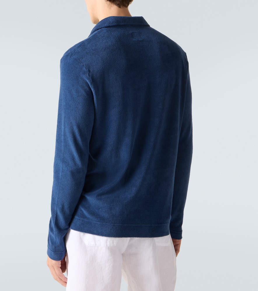  Fedeli Fedeli Polopullover Aus Baumwollfrottee 