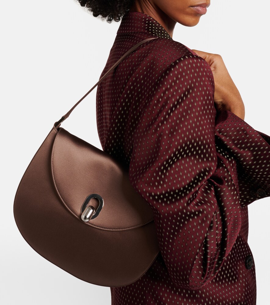 Savette Tondo Small satin shoulder bag