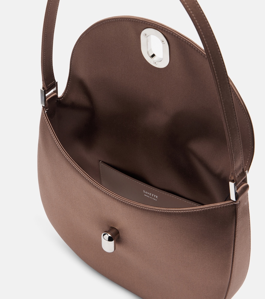 Savette Savette Tondo Small Satin Shoulder Bag 