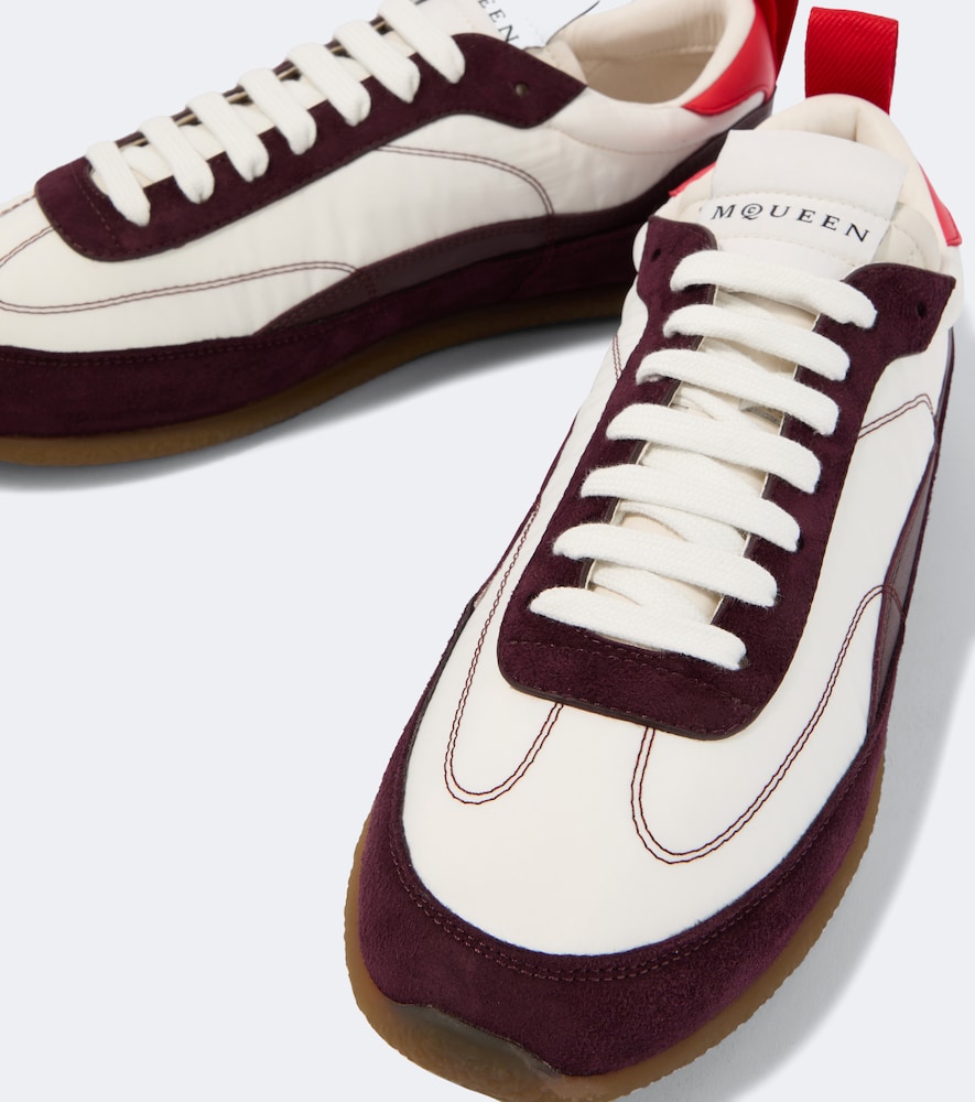  Mcqueen Mcqueen Sneakers Ec1 Aus Leder Und Veloursleder 