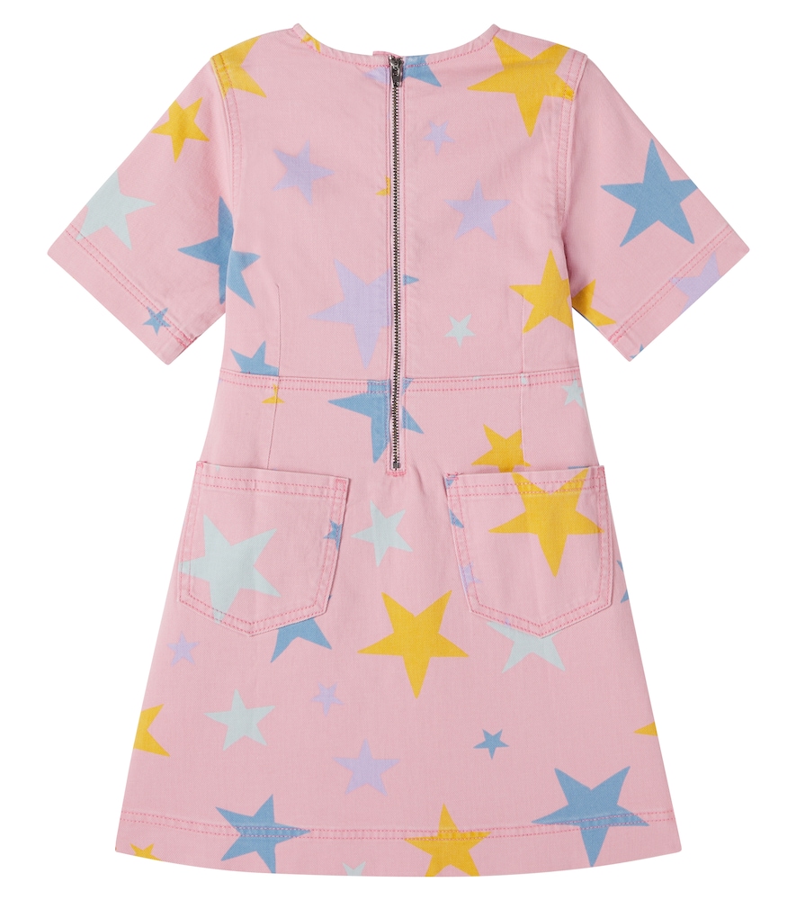  Stella Mccartney Kids Stella Mccartney Kids Bedrucktes Kleid Aus Denim 