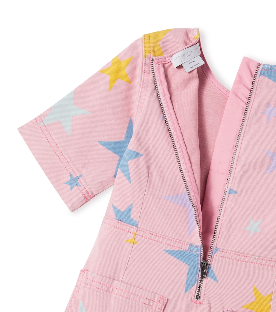  Stella Mccartney Kids Stella Mccartney Kids Bedrucktes Kleid Aus Denim 