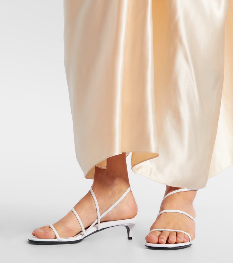 Khaite Loop 35 leather sandals
