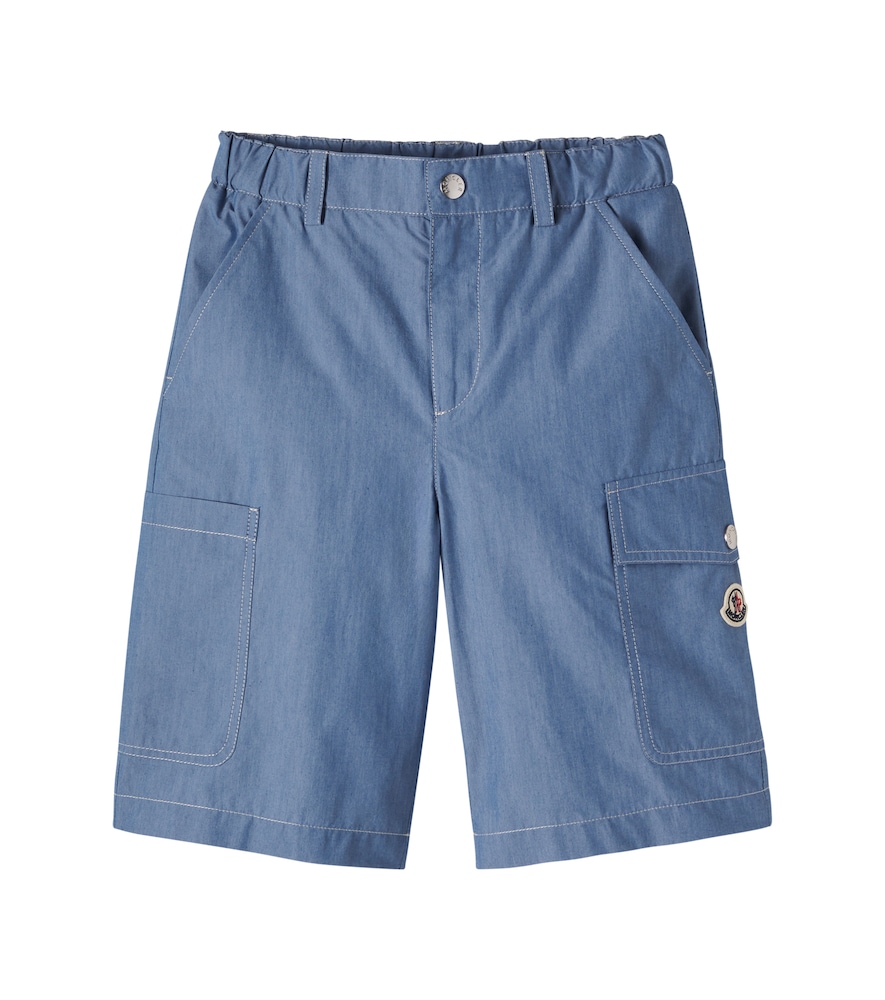 Moncler Enfant Cotton-blend Bermuda shorts