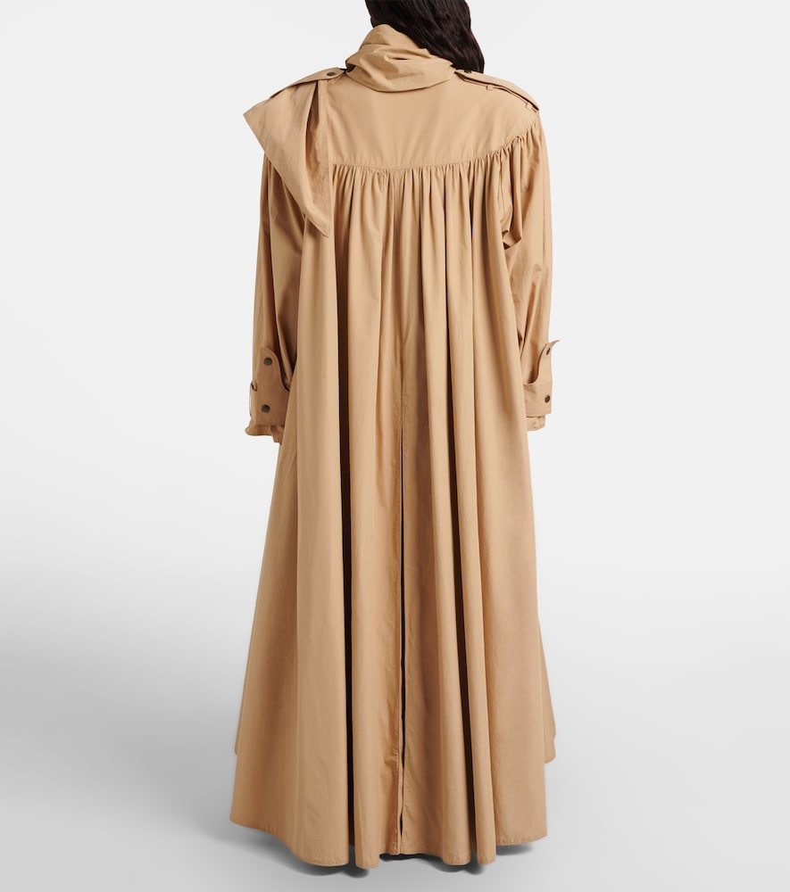  Chloe Chloé Manteau En Coton Avec écharpe 