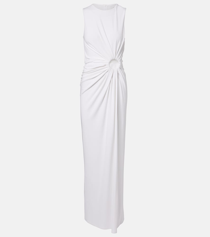 Sportmax Saletta cutout crêpe jersey maxi dress