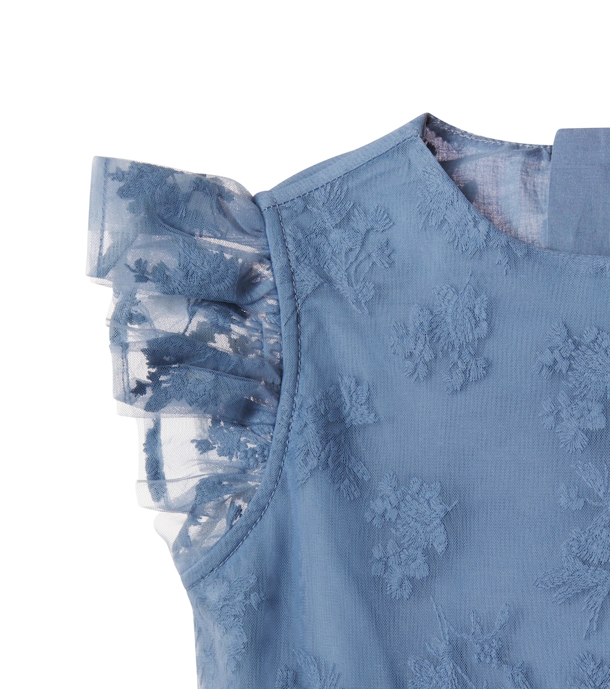  C'era Una Volta C'era Una Volta Sandra Embroidered Mesh Dress 